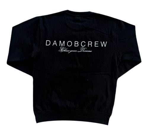 BLK- BLUE MOB BILL CREWNECK